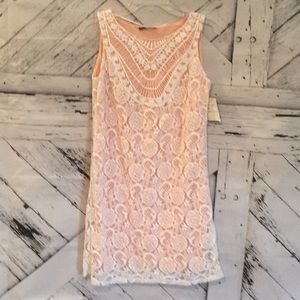 NWT MADISON PAIGE LACE DRESS SIZE MED